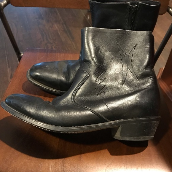double h zipper boots